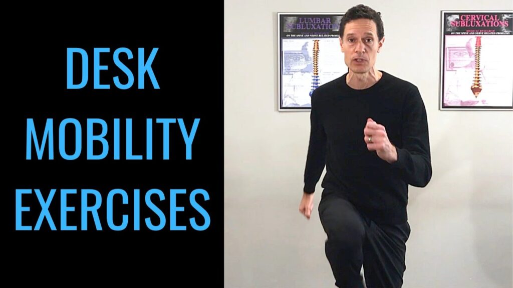 Taking a microbreak mobility routine at your desk